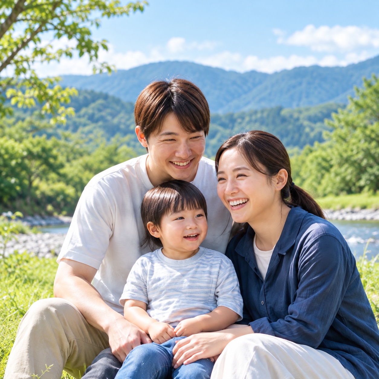 町外からの人たち